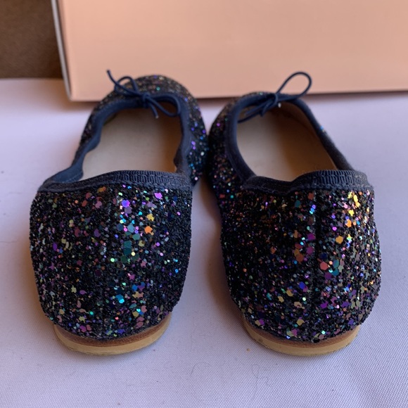 Bloch Navy sparkle ballet dress shoes size 3.5 - Picture 8 of 12